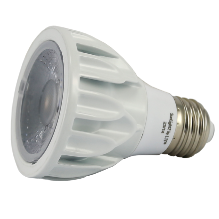 SunLight2 PAR20 High CRI Dim to Warm LED Bulb Model: PAR20A10W3018KWD36W
